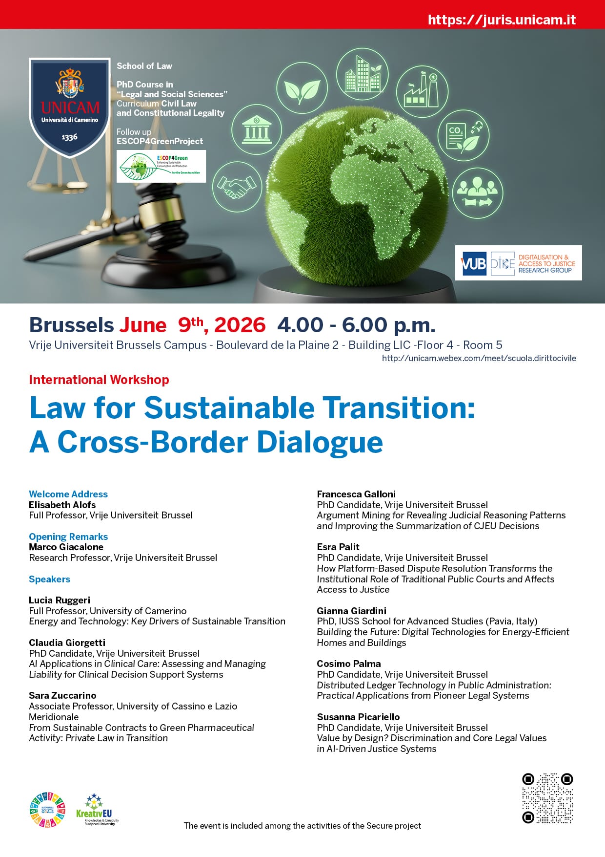 Law for Sustainable Transition: A Cross-Border Dialogue