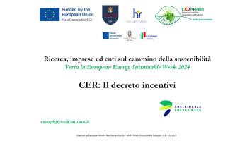Italian incentives decree - slides