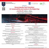 Workshop "Governing the Twin Transition: AI, Sustainability and Justice in the Digital Age"